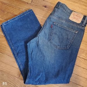 Levi's mens 569 jeans loose straight